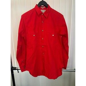 Men’s Vintage Polo Western Ralph Lauren 80’s Red Cowboy Button Up Size Medium
